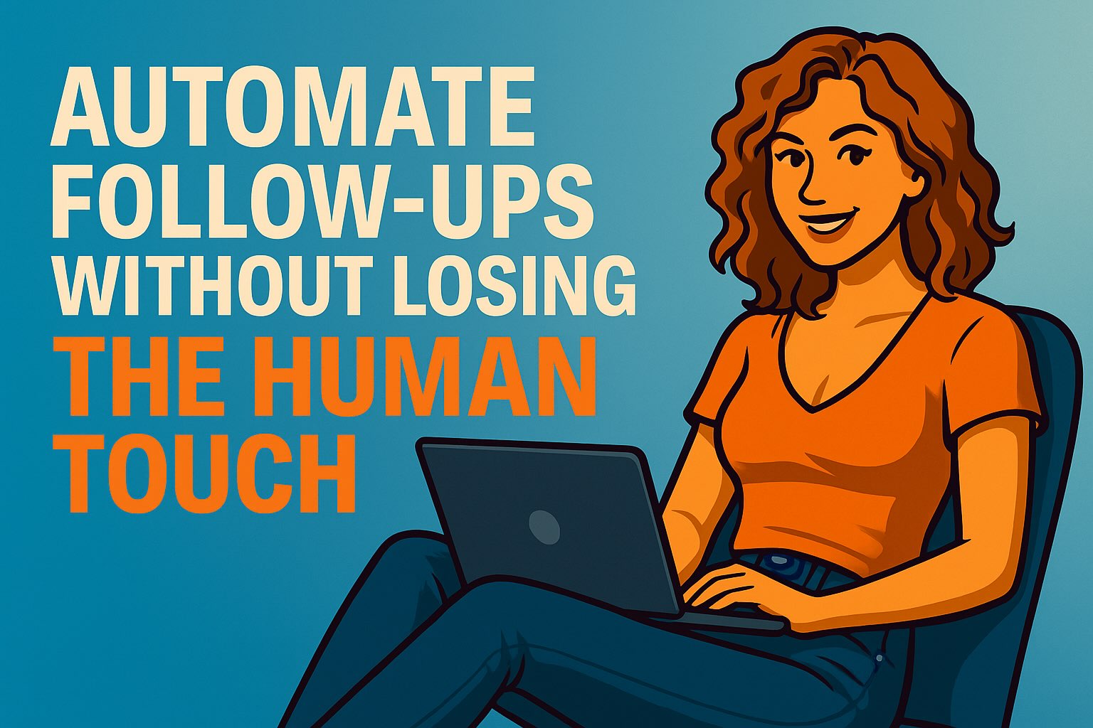 Monica setting up automated but human sales follow-up system